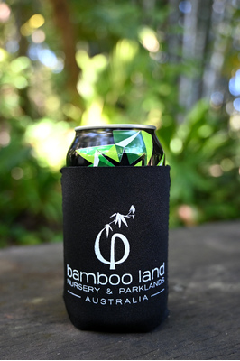 Bamboo Land Stubby Cooler - Black