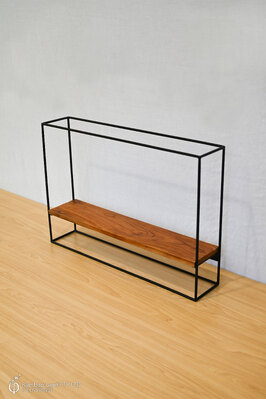 Wall Rack - Teak Miniatures - W50 x H35cm