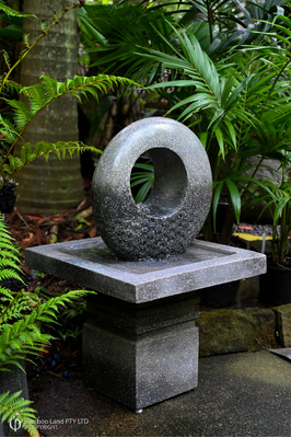 Eclipse Water Feature - Grey Terrazzo