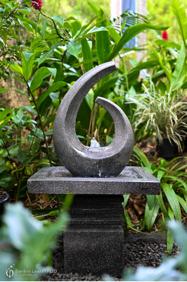 Fibonacci Water Feature - Grey Terrazzo