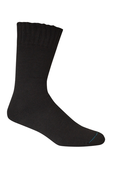 Bamboo charcoal thick work sock - Mens 6-10 / Womens 8-11 - Chocolate