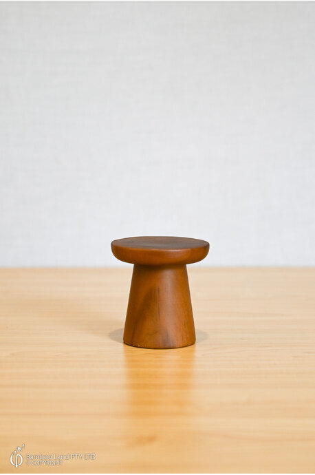 Teak candle holder - Short