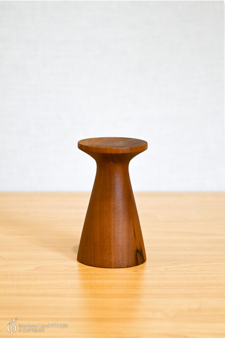 Teak candle holder - Tall