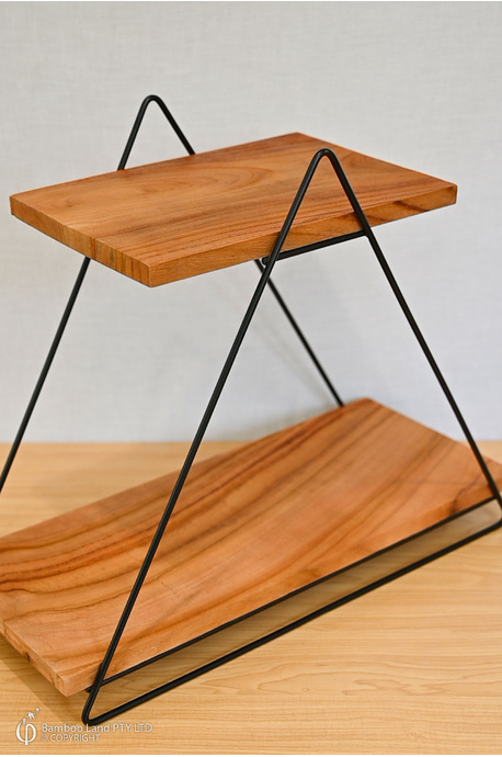 RACK - Teak Miniatures - Pyramid - W50 x H42cm