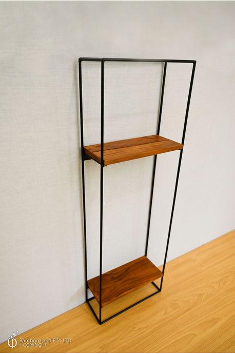 WALL RACK - Teak Miniatures- W25 x H75cm