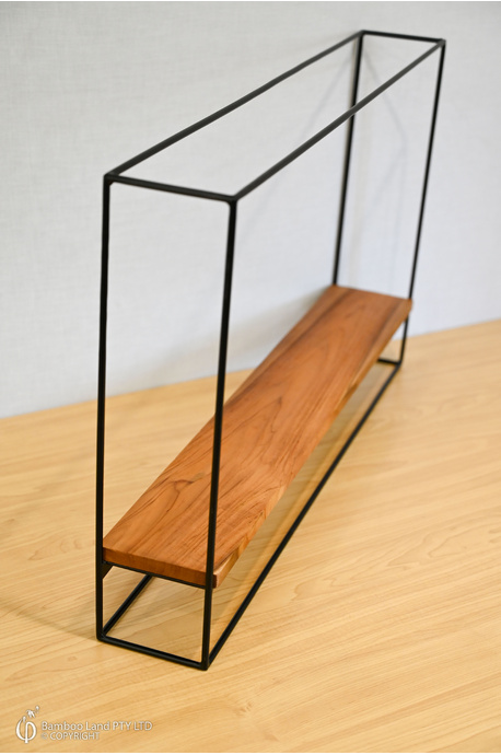 Wall Rack - Teak Miniatures - W65 x H40cm