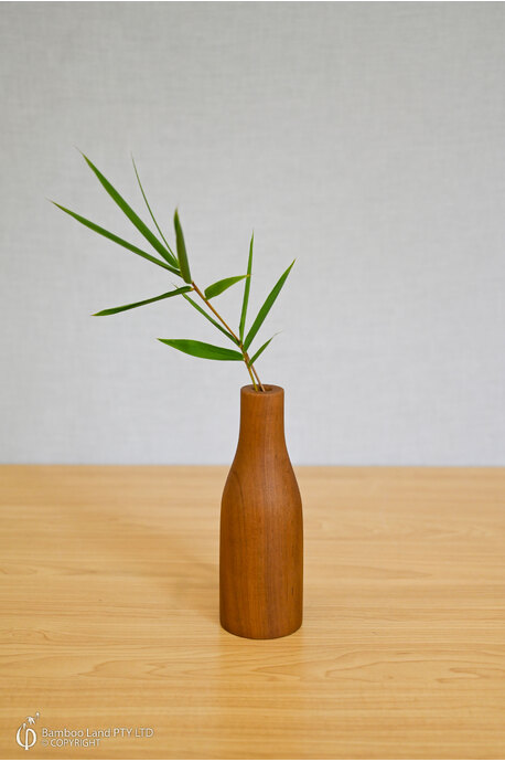 Teak Vase - Bottle