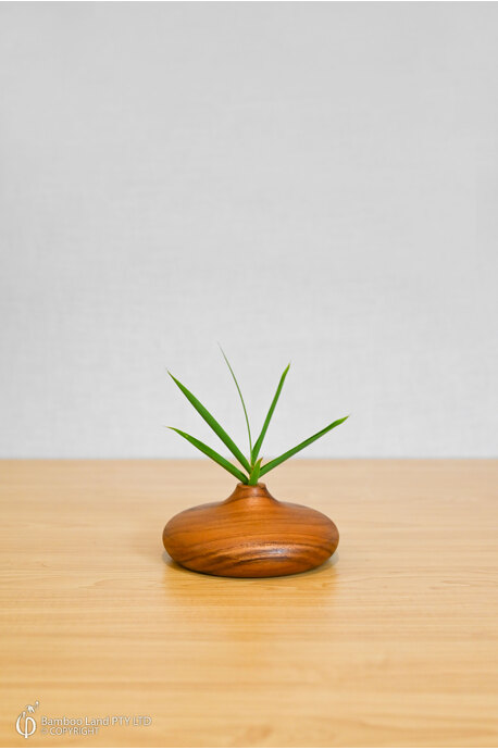 Teak Vase - Stumpy