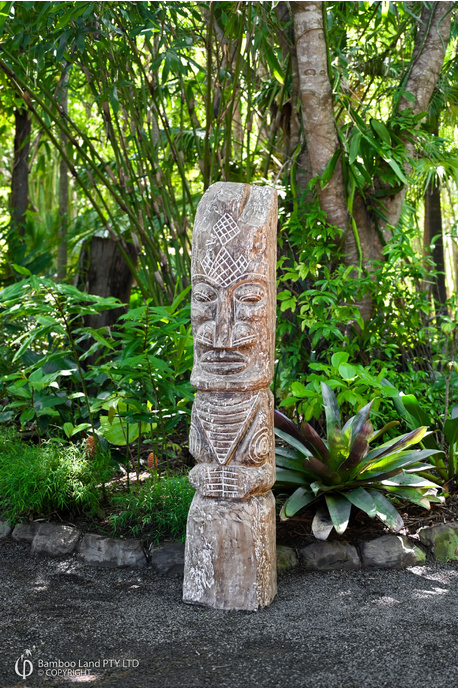 Tribal Wood Carving - 138 (220cm)