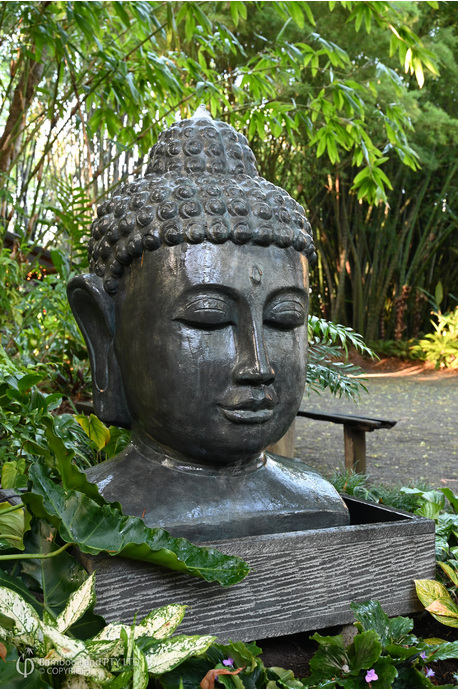 Buddha head water feature with base - 140cm