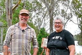 Ben Winspear and The Hervey Bay Art Society visits Bamboo Land